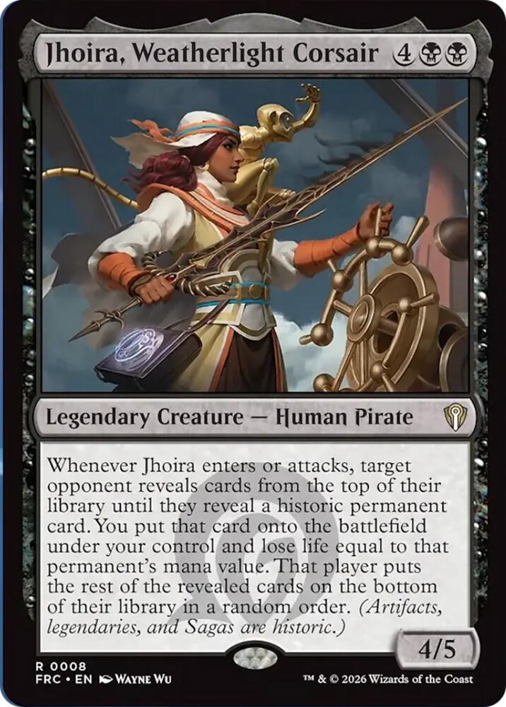 Jhoira, Weatherlight Corsair (8) [Reality Fracture Commander]