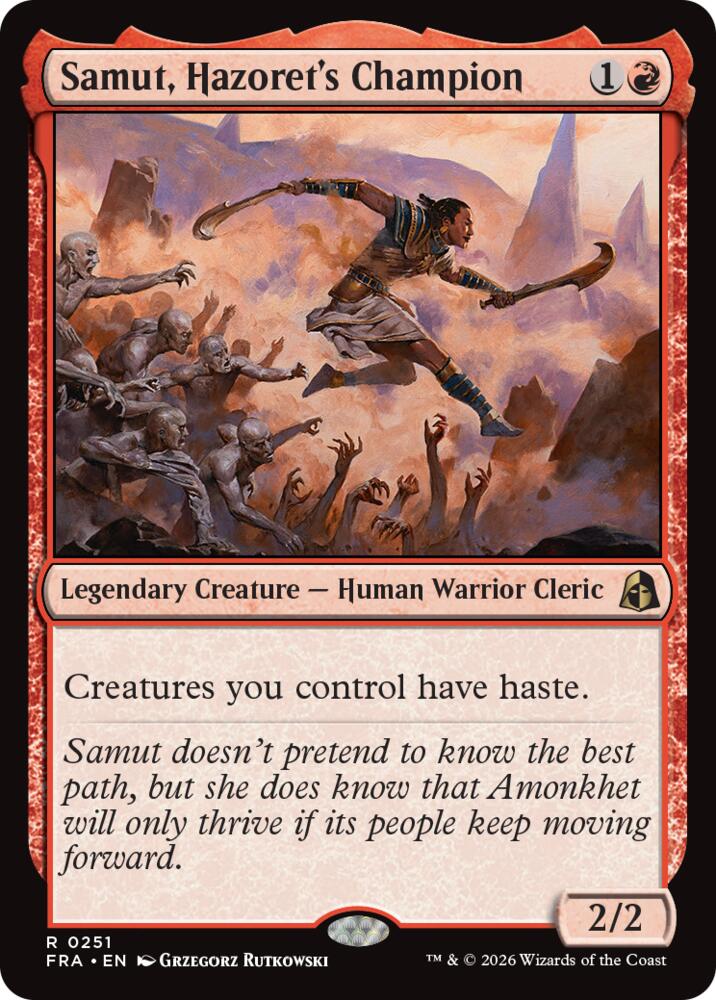 Samut, Hazorer's Champion (251) [Reality Fracture]