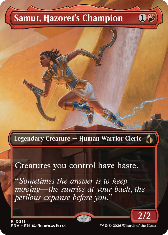 Samut, Hazorer's Champion (Borderless) (311) [Reality Fracture]