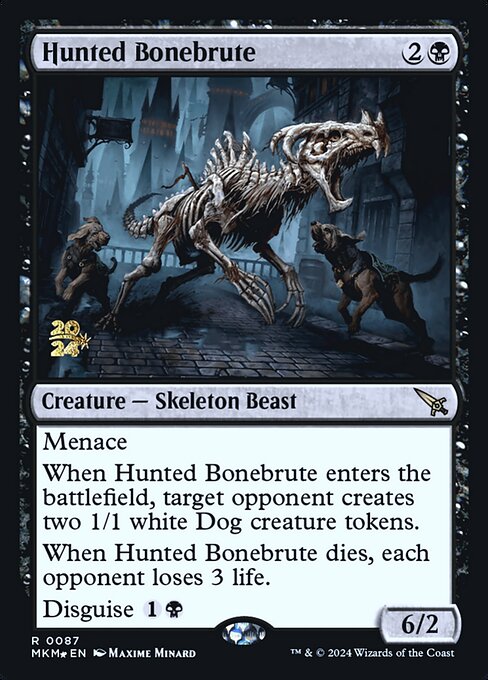 Hunted Bonebrute (87s) [Murders at Karlov Manor Promos]