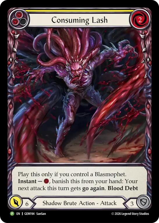 Consuming Lash (GEM194) [GEM Pack 6]