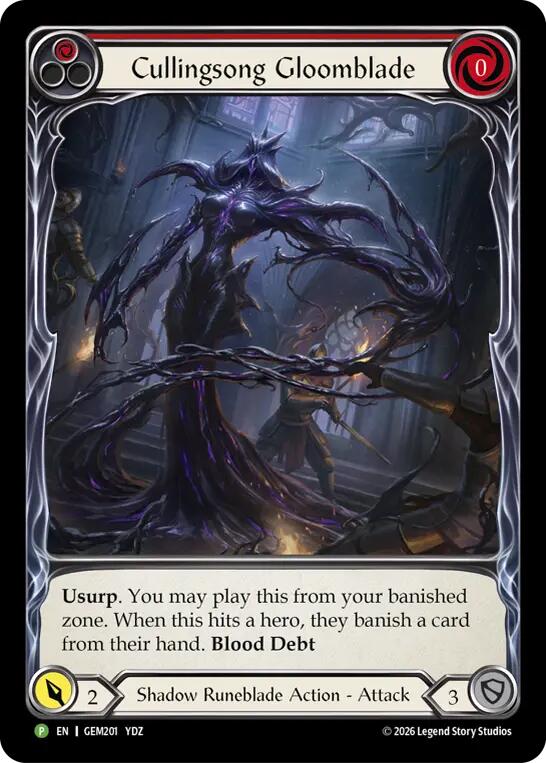 Cullingsong Gloomblade (GEM201) [GEM Pack 6]