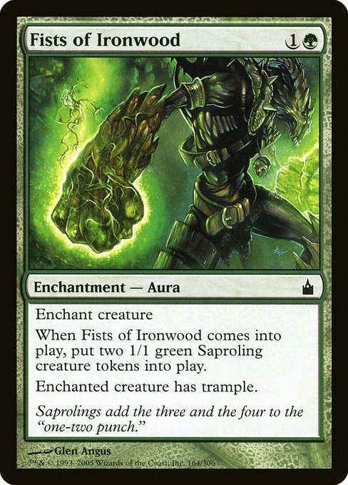 Fists of Ironwood (164) [Ravnica: City of Guilds]