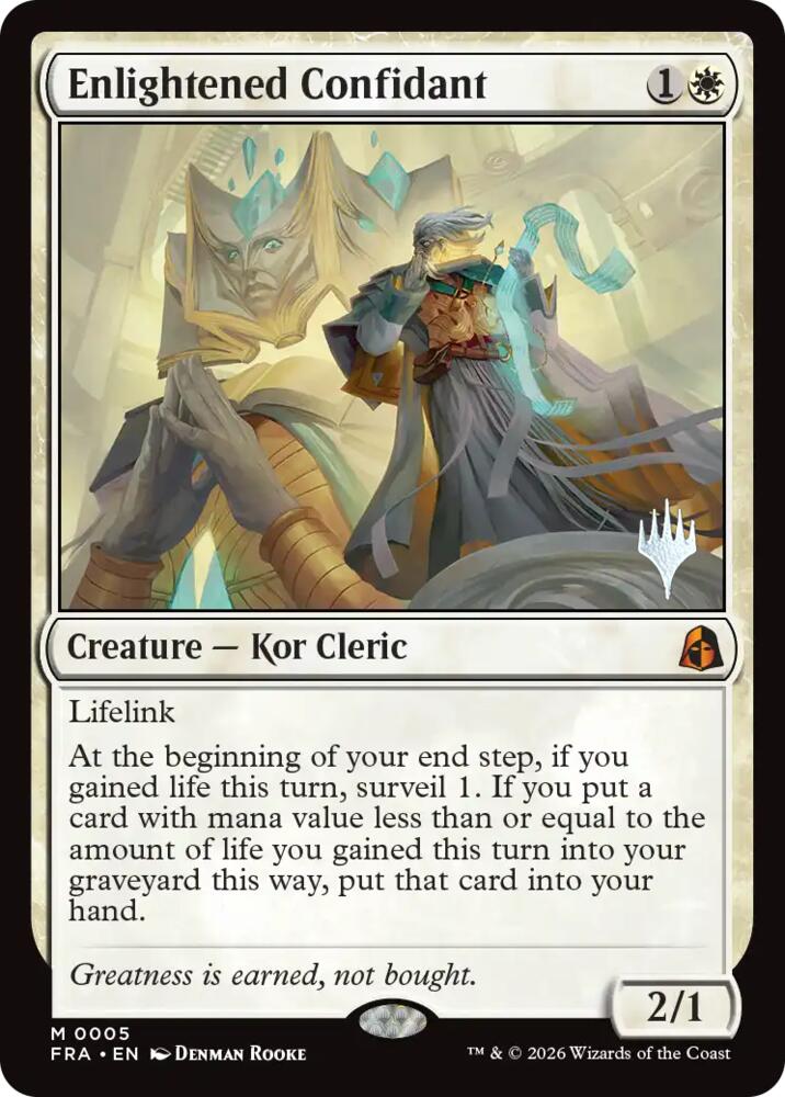 Enlightened Confidant (5) [Reality Fracture Promos]