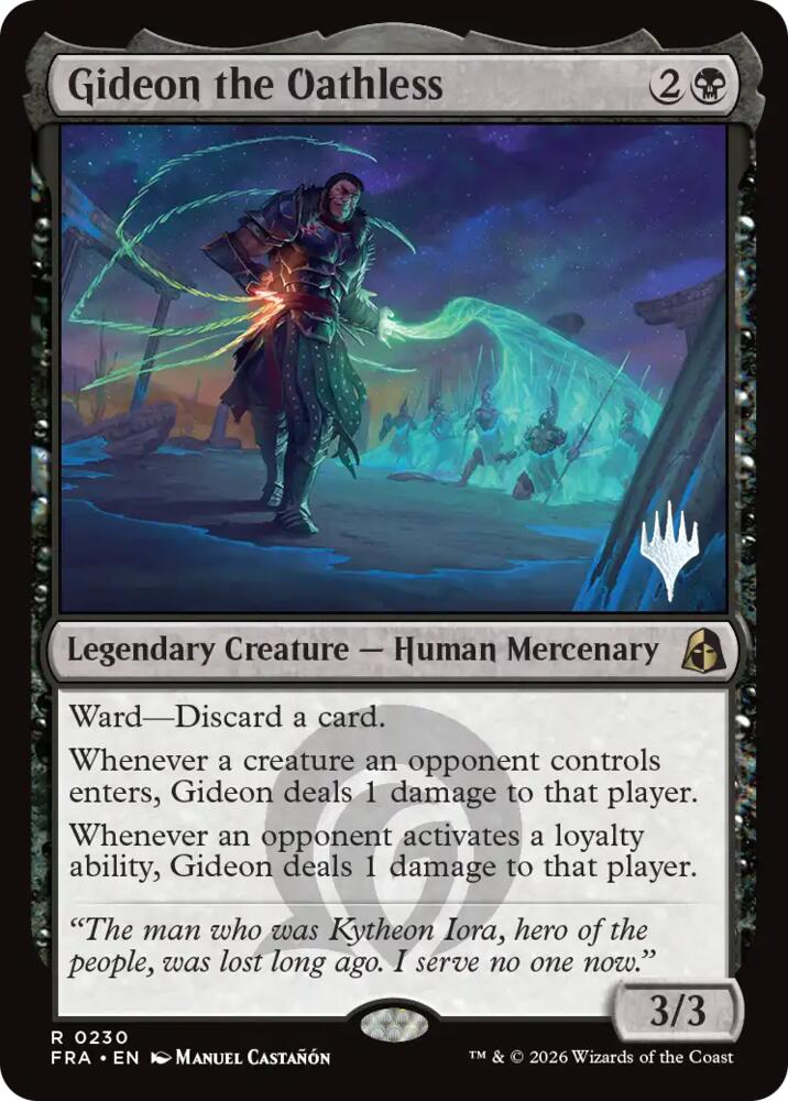 Gideon the Oathless (230) [Reality Fracture Promos]