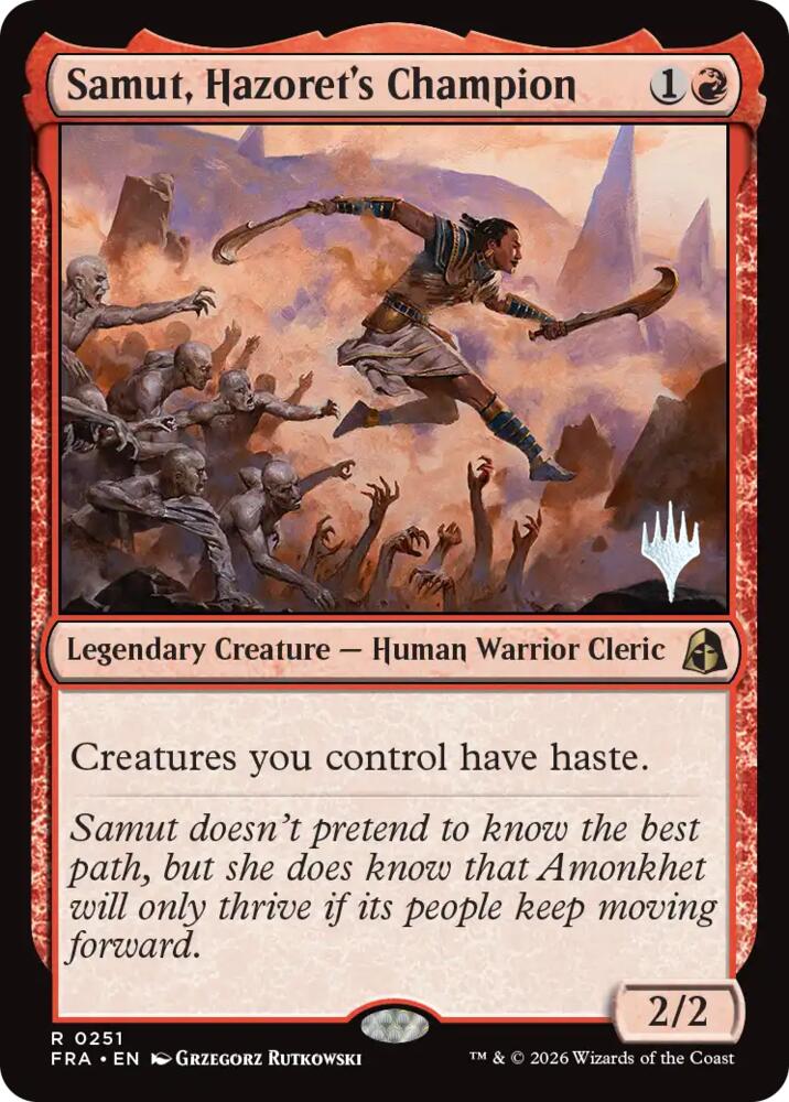 Samut, Hazoret's Champion (251) [Reality Fracture Promos]