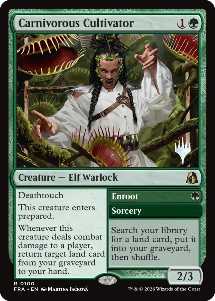 Carnivorous Cultivator (100) [Reality Fracture Promos]