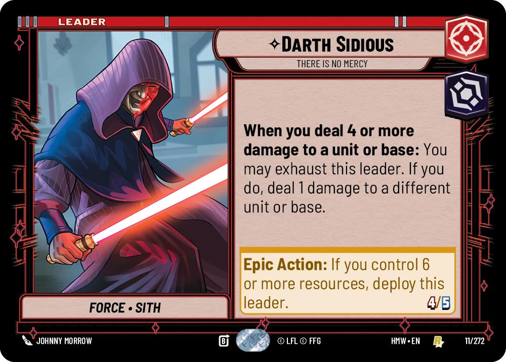 Darth Sidious - There Is No Mercy (11/272) [Homeworlds]
