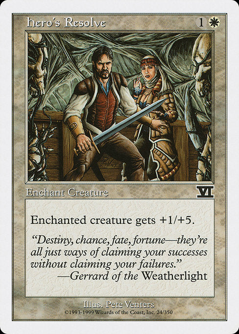 Hero's Resolve (24) [Classic Sixth Edition]