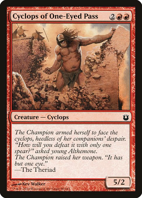 Cyclops of One-Eyed Pass (90) [Born of the Gods]