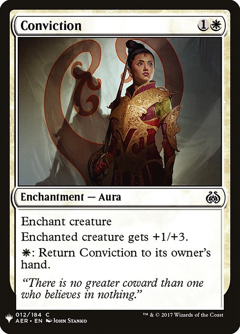 Conviction (AER-12) [The List]