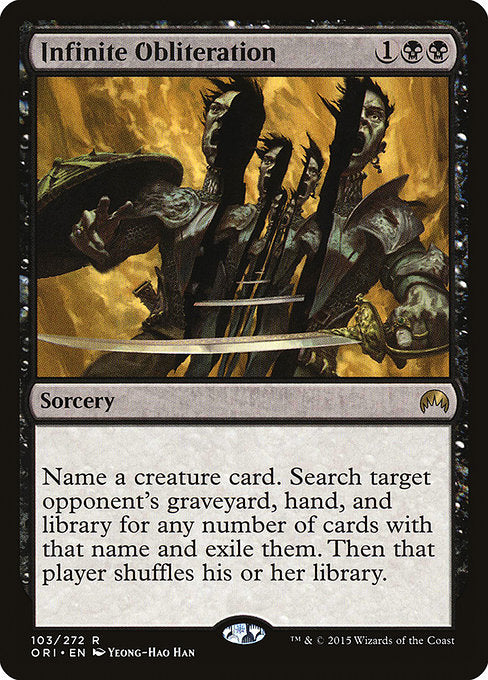 Infinite Obliteration (103) [Magic Origins]