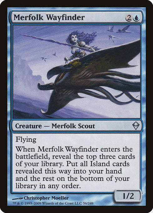 Merfolk Wayfinder (56) [Zendikar]