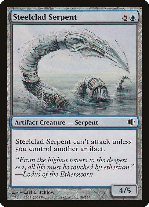 Steelclad Serpent (59) [Shards of Alara]
