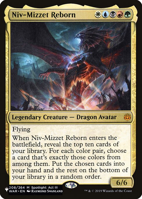 Niv-Mizzet Reborn (WAR-208) [The List]