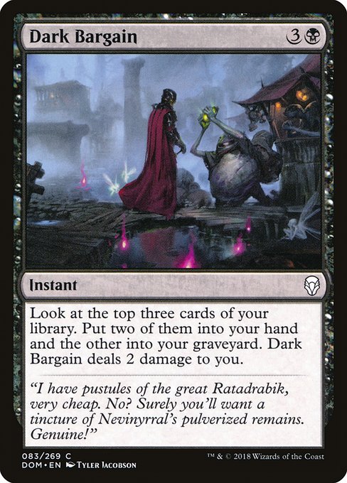Dark Bargain (83) [Dominaria]