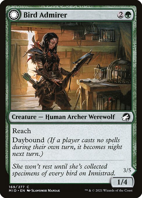 Bird Admirer // Wing Shredder (169) [Innistrad: Midnight Hunt]