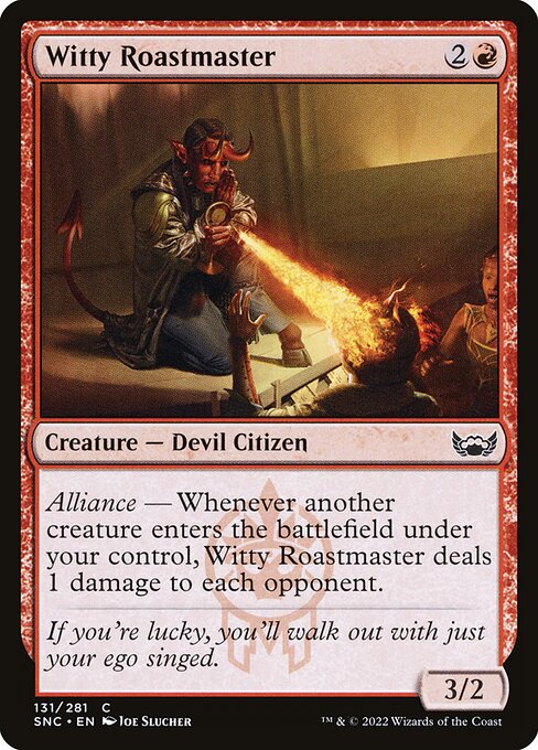 Witty Roastmaster (131) [Streets of New Capenna]