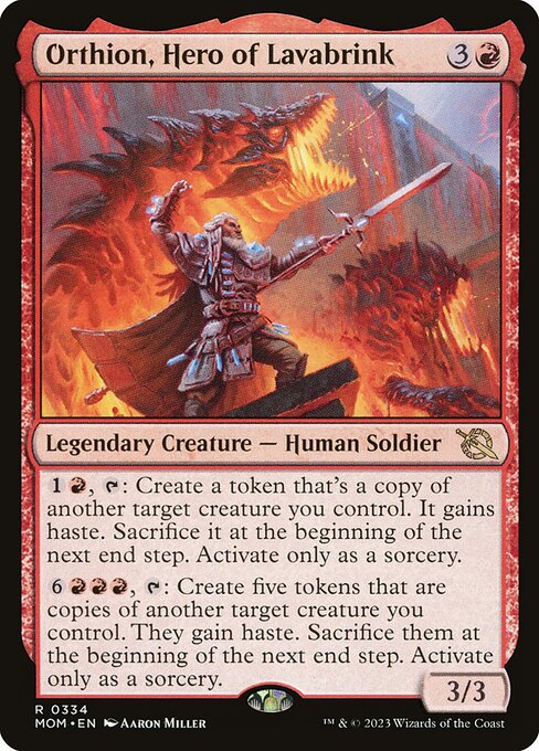 Orthion, Hero of Lavabrink (334) [March of the Machine]