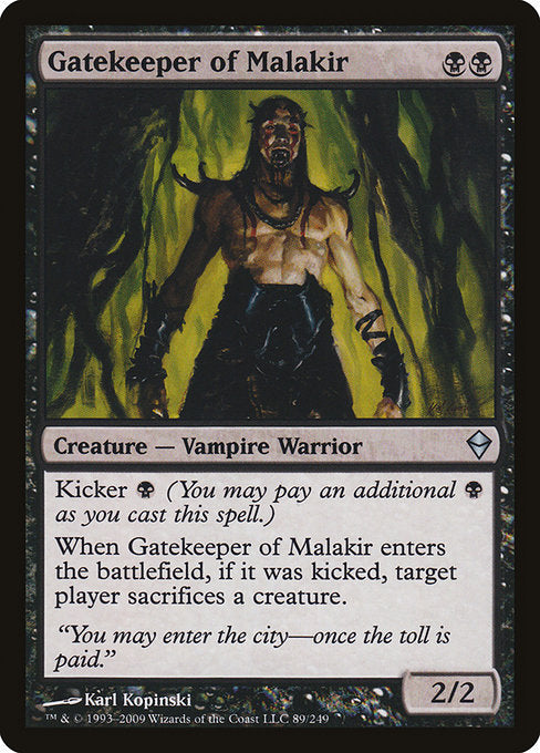 Gatekeeper of Malakir (89) [Zendikar]