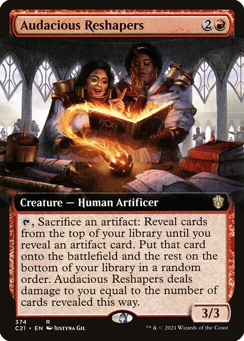 Audacious Reshapers (374) [Commander 2021] [Extended Art]
