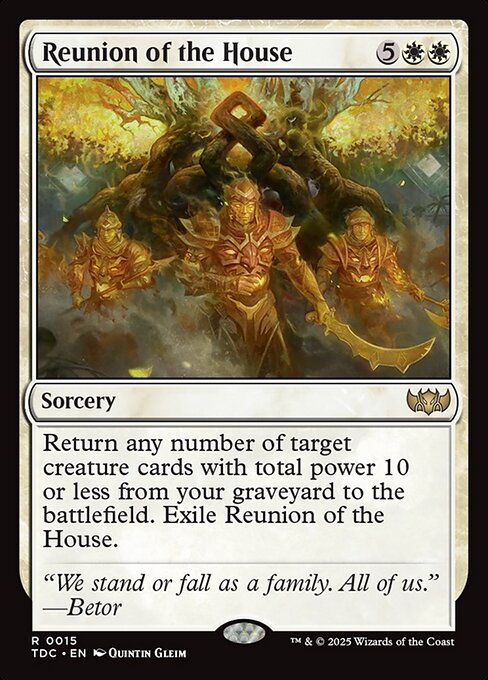 Reunion of the House (15) [Tarkir: Dragonstorm Commander]
