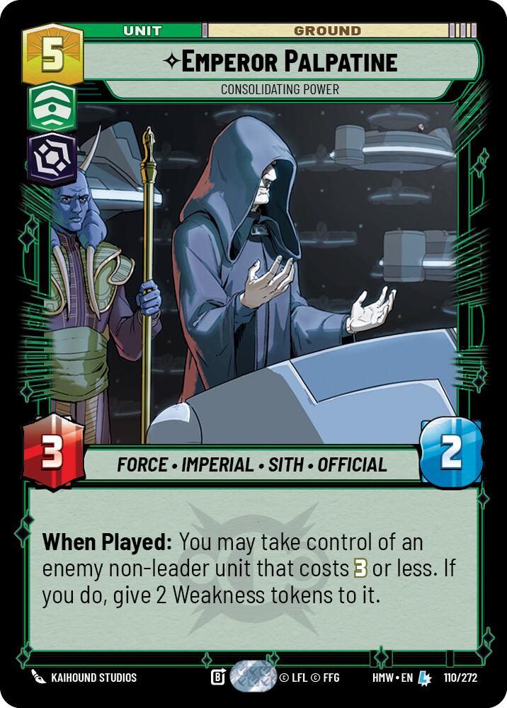 Emperor Palpatine - Consolidating Power (110/272) [Homeworlds]