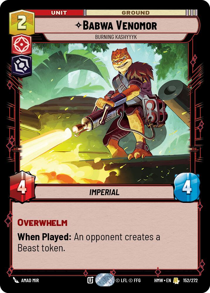 Babwa Venomor - Burning Kashyyyk (152/272) [Homeworlds]