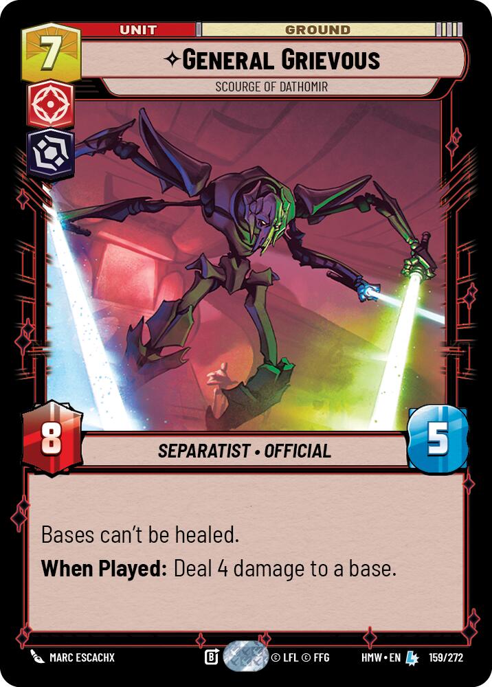 General Grievous - Scourge of Dathomir (159/272) [Homeworlds]