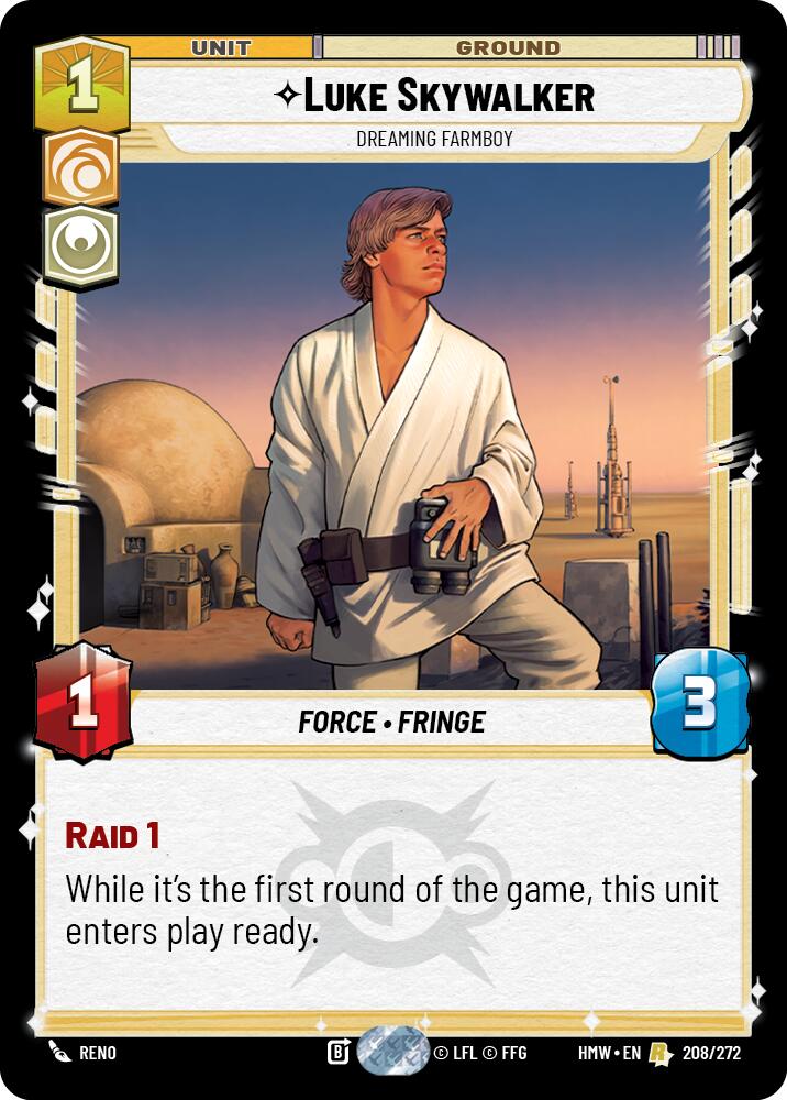 Luke Skywalker - Dreaming Farmboy (208/272) [Homeworlds]