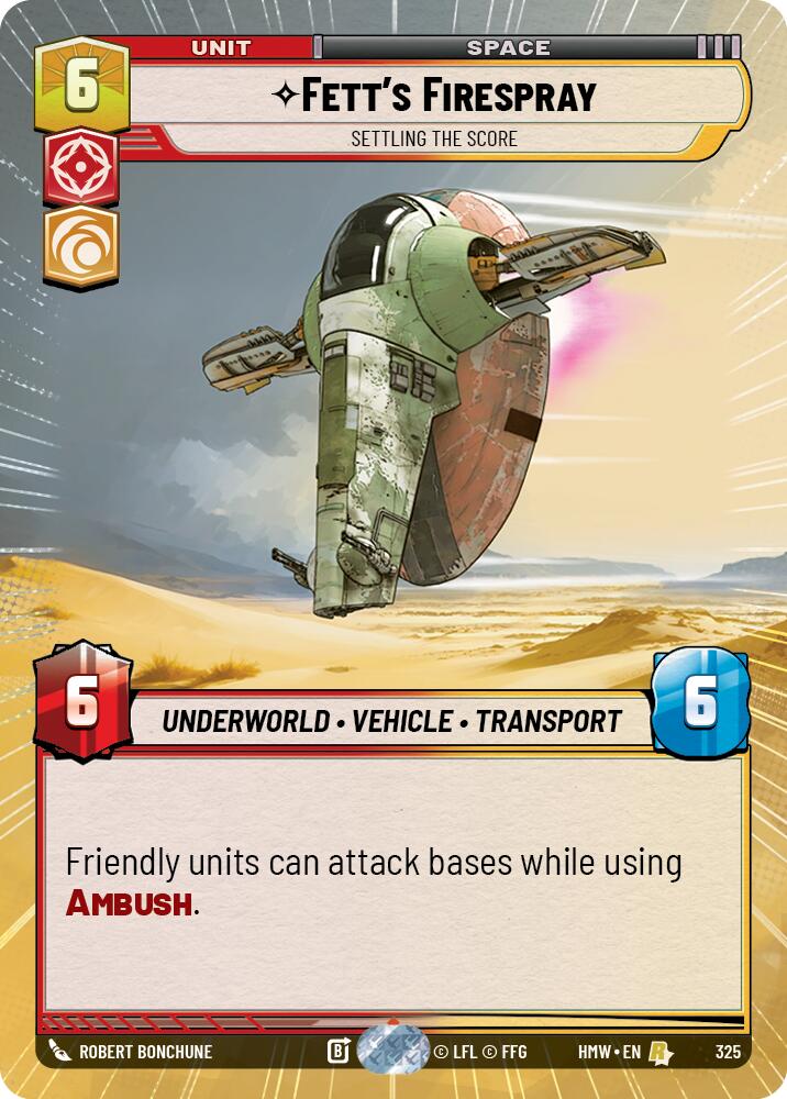 Fett's Firespray - Settling the Score (Hyperspace) (325) [Homeworlds]