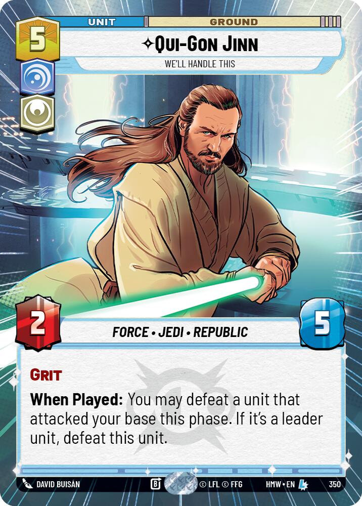 Qui-Gon Jinn - We'll Handle This (Hyperspace) (350) [Homeworlds]