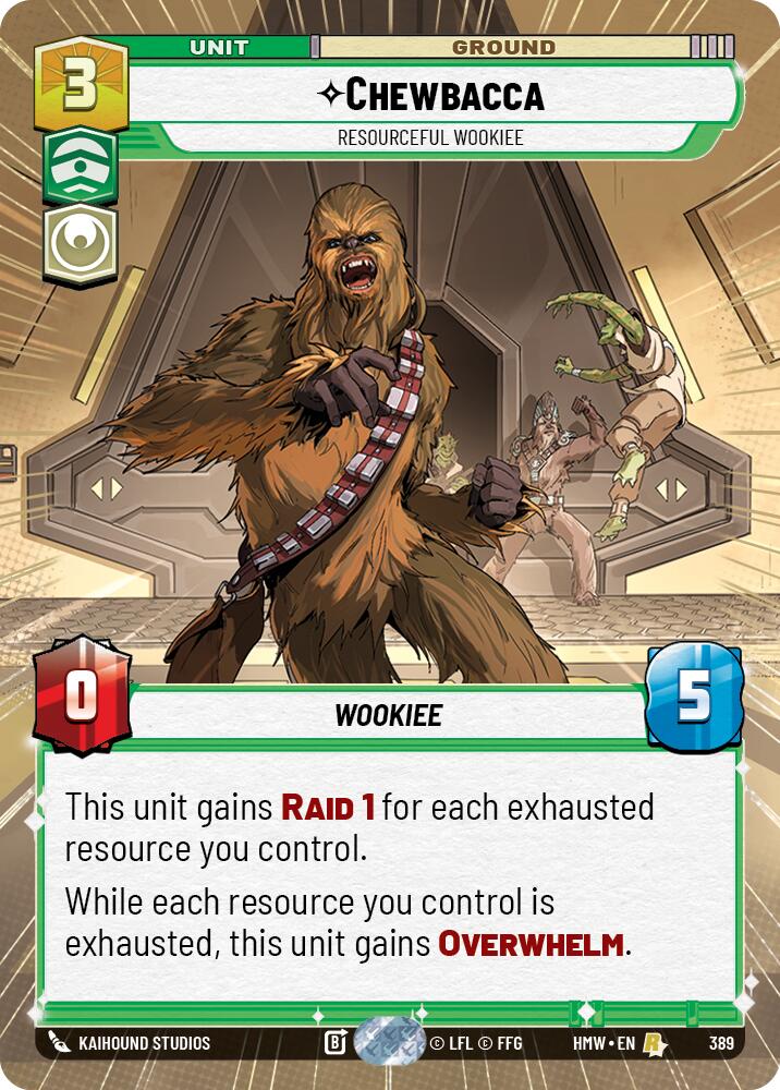 Chewbacca - Resourceful Wookiee (Hyperspace) (389) [Homeworlds]