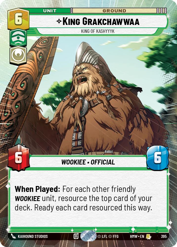 King Grakchawwaa - King of Kashyyyk (Hyperspace) (395) [Homeworlds]
