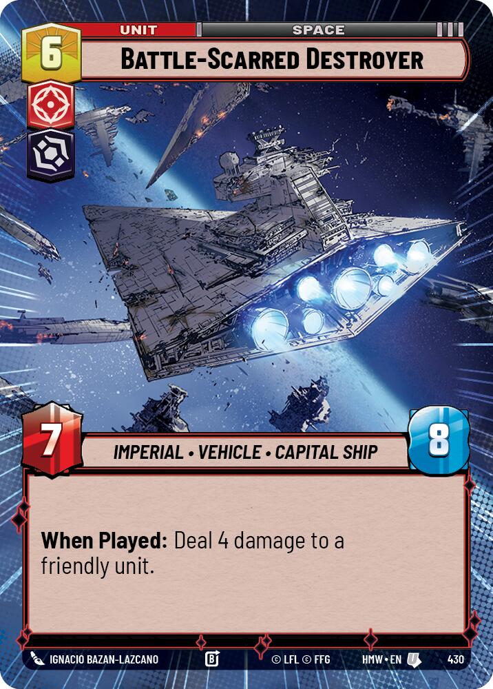 Battle-Scarred Destroyer (Hyperspace) (430) [Homeworlds]