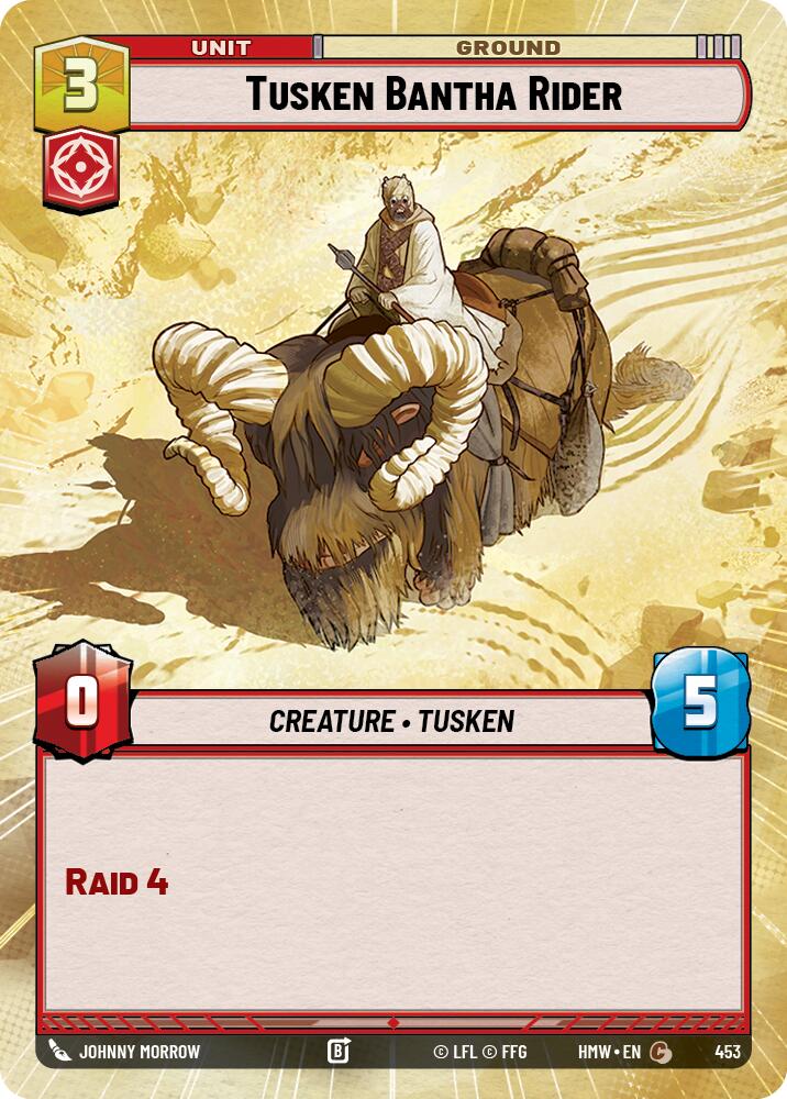 Tusken Bantha Rider (Hyperspace) (453) [Homeworlds]