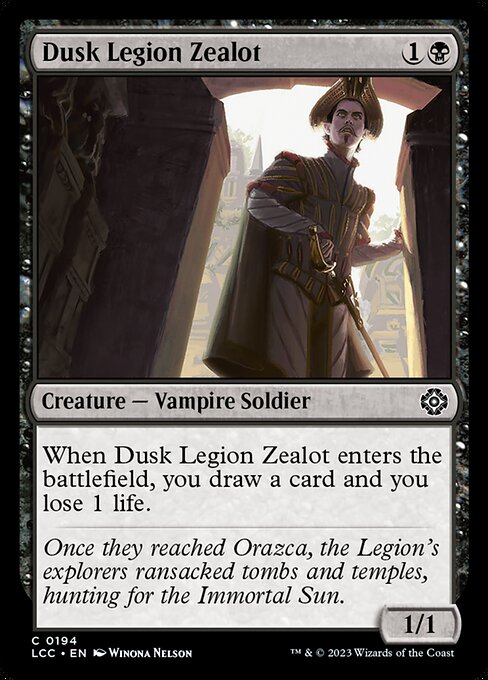 Dusk Legion Zealot (194) [The Lost Caverns of Ixalan Commander]