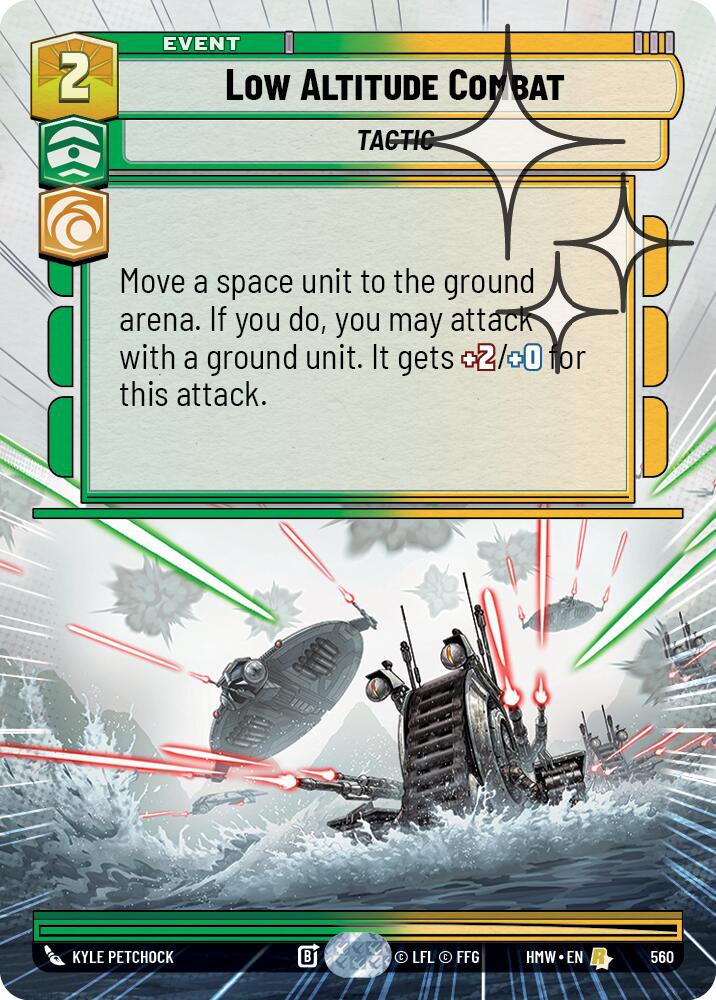 Low Altitude Combat (Hyperspace Foil) (560) [Homeworlds]