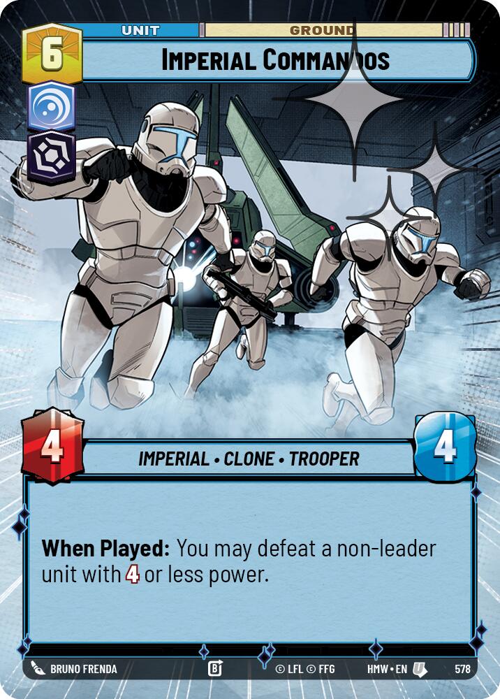 Imperial Commandos (Hyperspace Foil) (578) [Homeworlds]