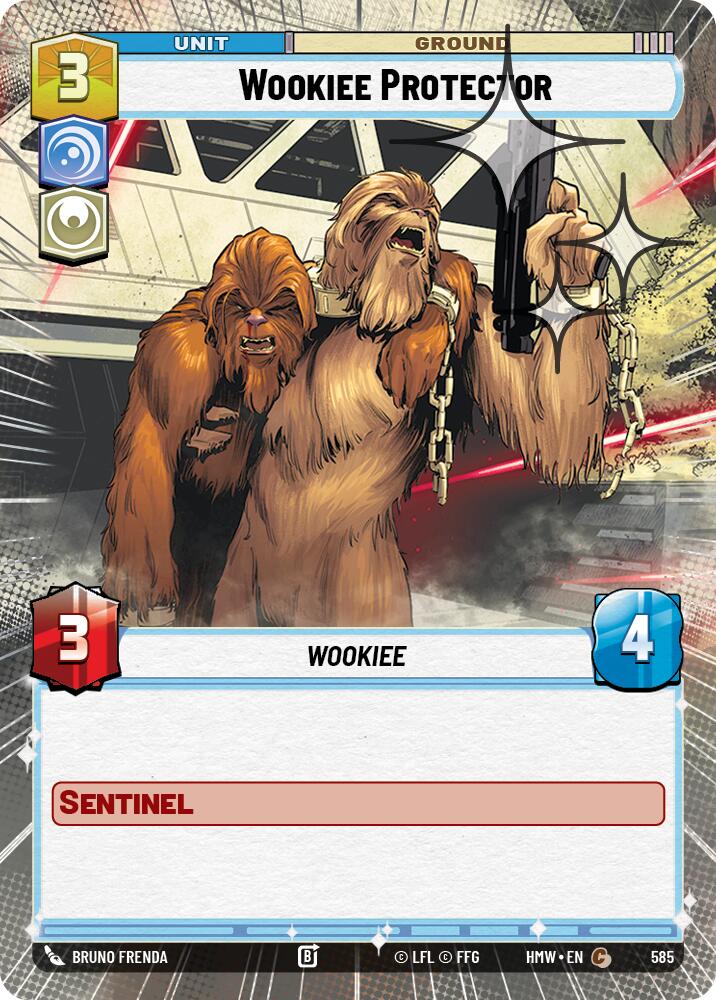 Wookiee Protector (Hyperspace Foil) (585) [Homeworlds]