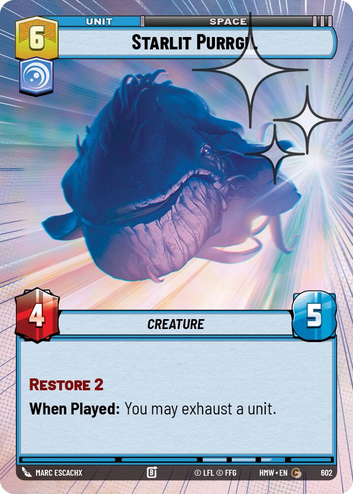 Starlit Purrgil (Hyperspace Foil) (602) [Homeworlds]