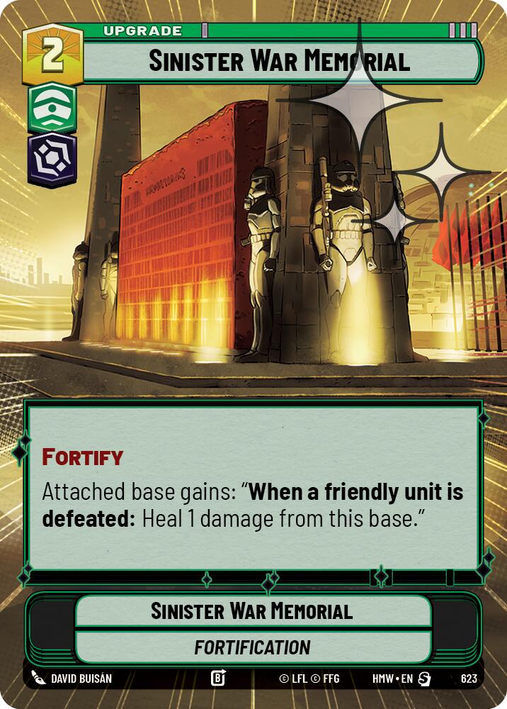 Sinister War Memorial (Hyperspace Foil) (623) [Homeworlds]