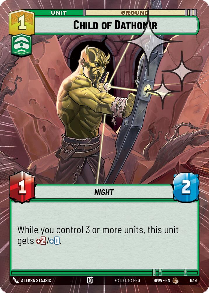 Child of Dathomir (Hyperspace Foil) (639) [Homeworlds]