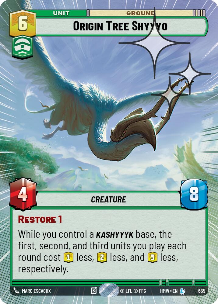 Origin Tree Shyyyo (Hyperspace Foil) (655) [Homeworlds]
