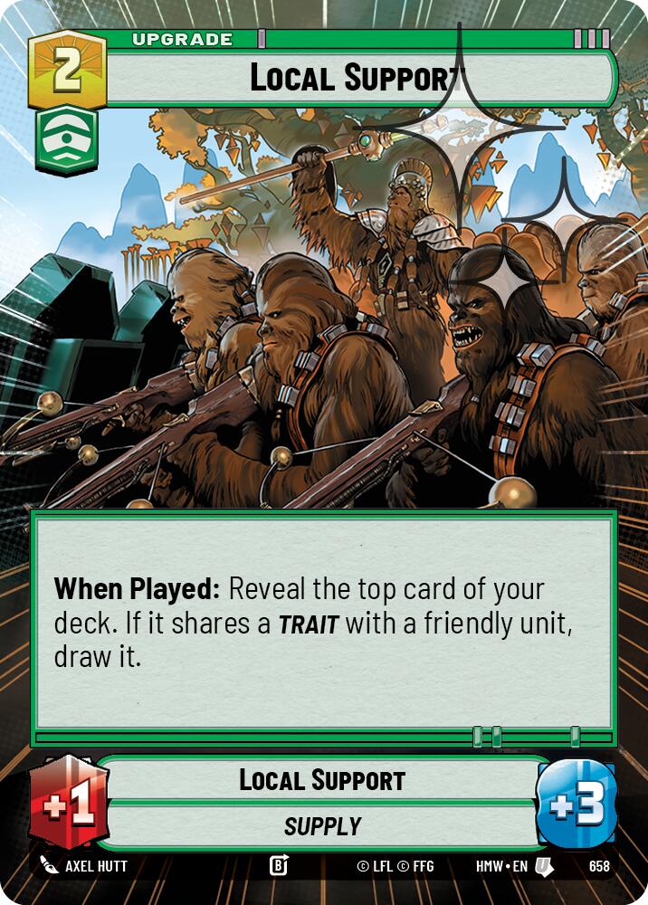 Local Support (Hyperspace Foil) (658) [Homeworlds]