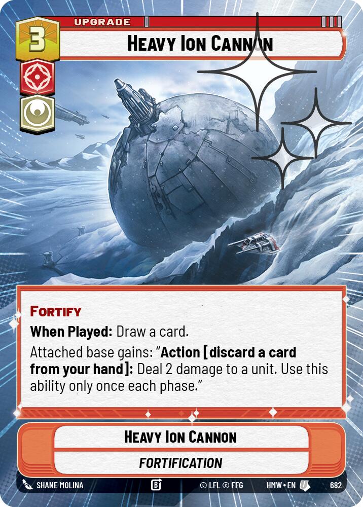 Heavy Ion Cannon (Hyperspace Foil) (682) [Homeworlds]