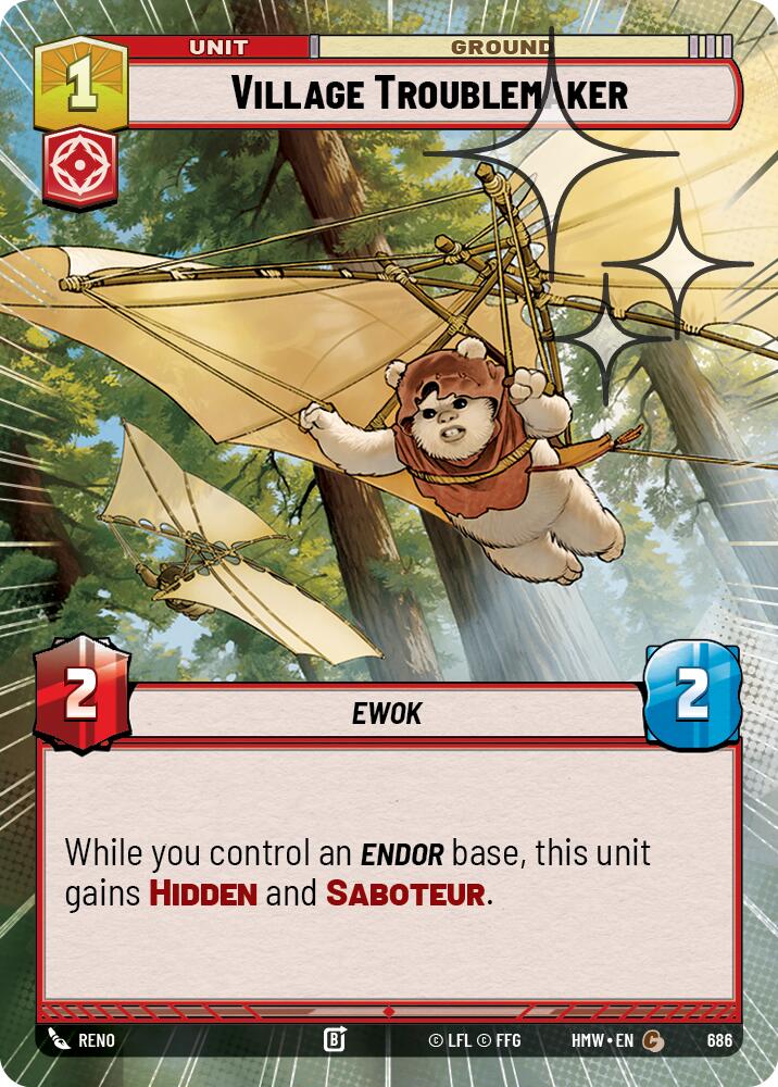 Village Troublemaker (Hyperspace Foil) (686) [Homeworlds]