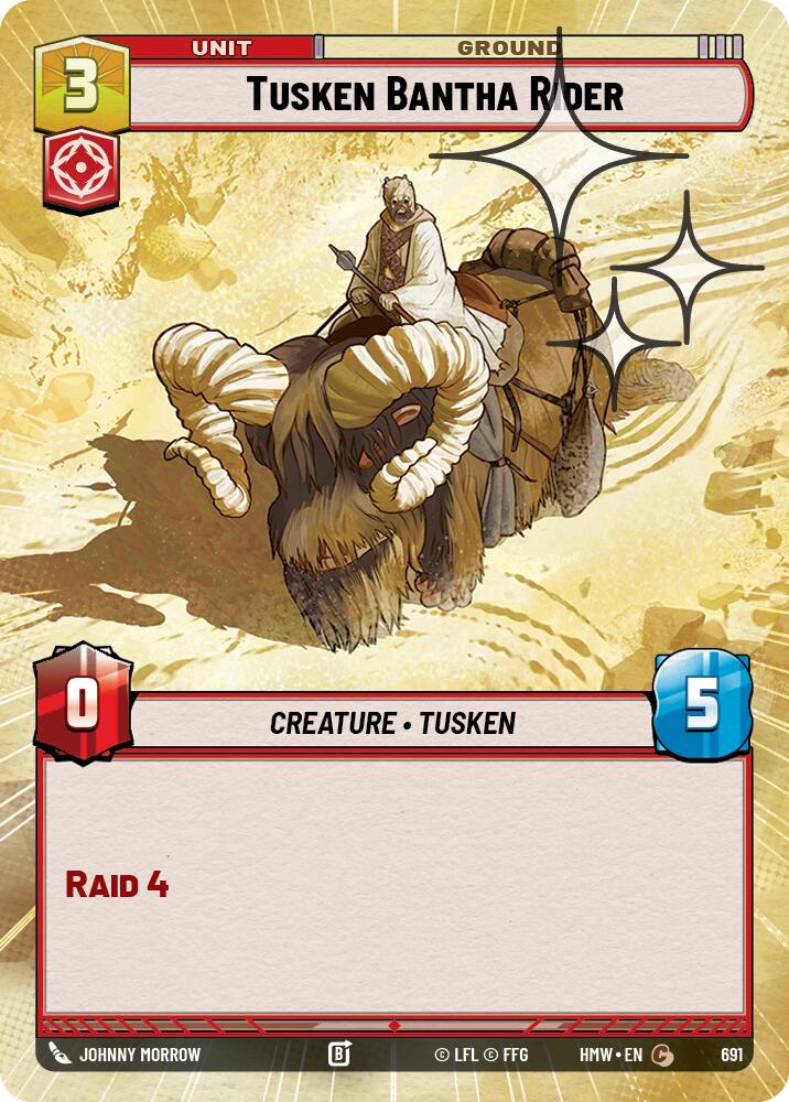 Tusken Bantha Rider (Hyperspace Foil) (691) [Homeworlds]