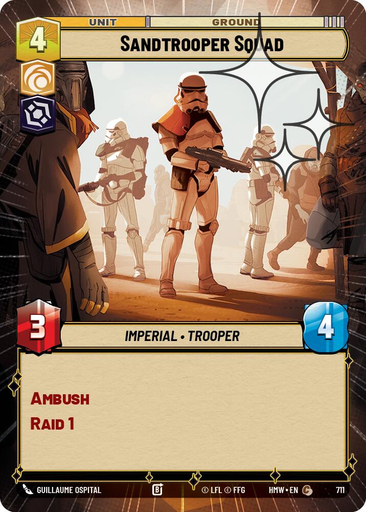 Sandtrooper Squad (Hyperspace Foil) (711) [Homeworlds]