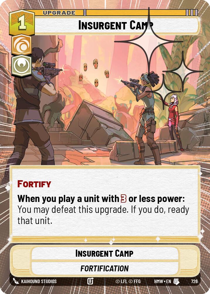Insurgent Camp (Hyperspace Foil) (726) [Homeworlds]